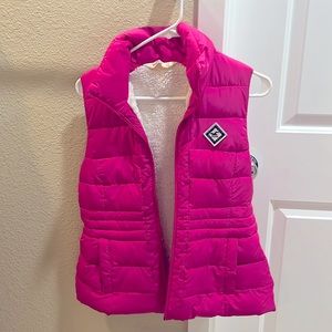 Hollister women’s pink vest size small